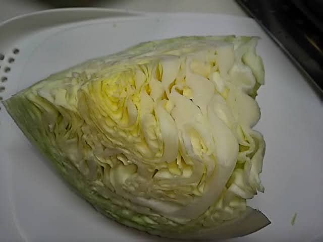 a quarter of a cabbage